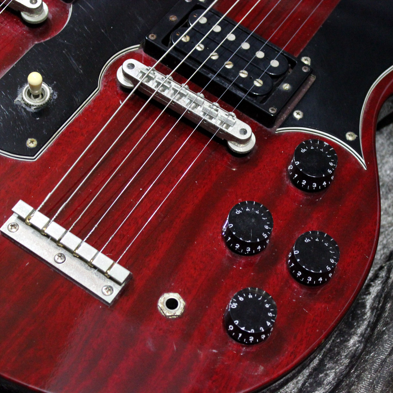 Burny SG-140JP CHERRY JIMMY PAGE STYLE バーニー ダブルネック 1980 