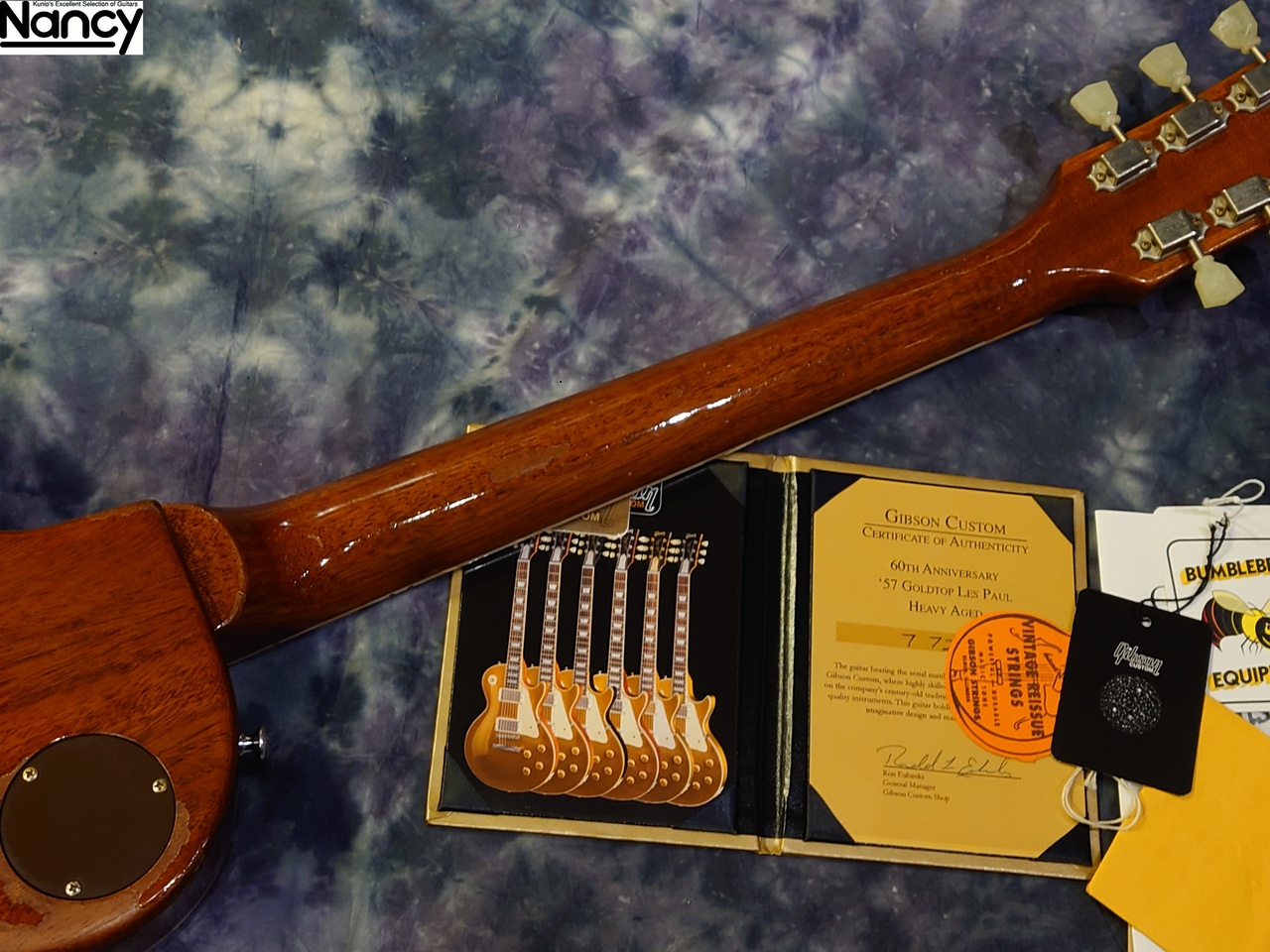 専用　予約済 '57 Goldtop Les Paul 60th Anniv. Gibson Custom Shop 60TH ANNIVERSARY LES PAUL STANDARD 1957HEAVY