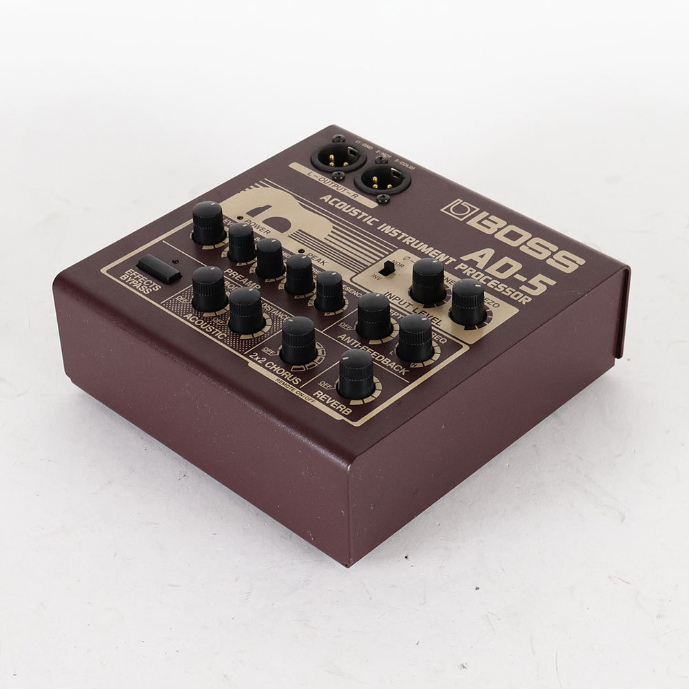BOSS 【中古】 アコーステックギター用プリアンプ DI BOSS AD-5