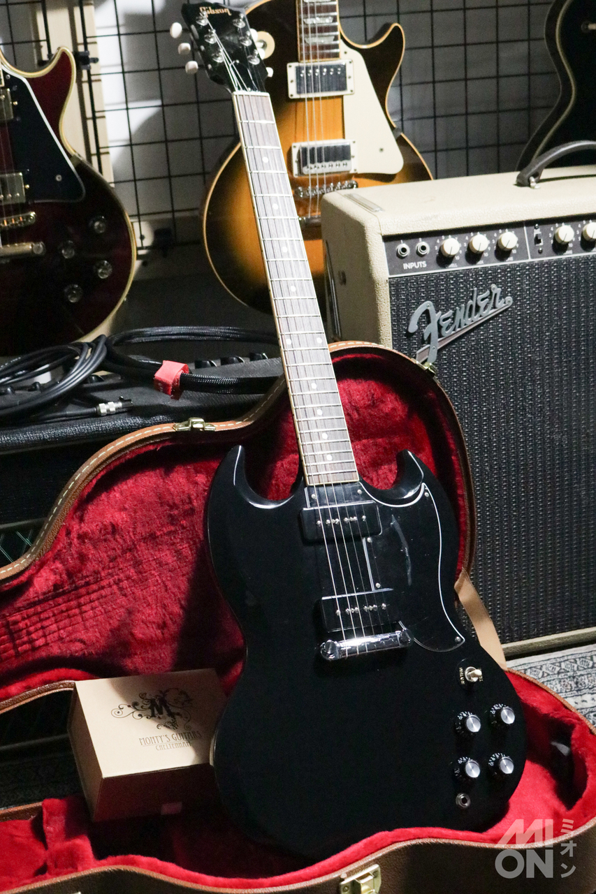 Gibson SG Special Ebony 2021 w/ Monty's Leviathan P90 Set Gibson SG Special Ebony 2021 w/ Monty's Leviathan P90 Set