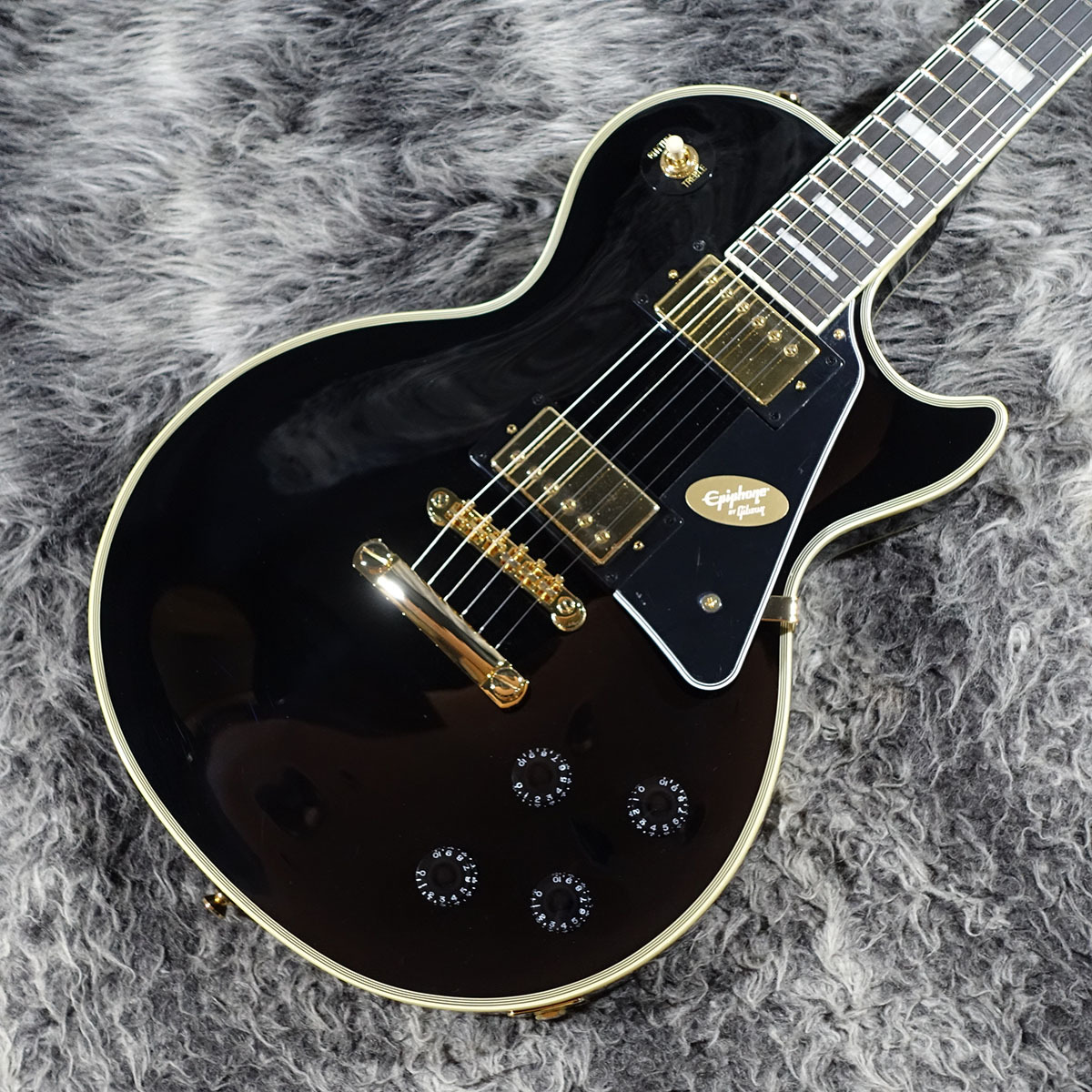 Epiphone Inspired By Gibson Les Paul Custom Ebony（新品/送料無料