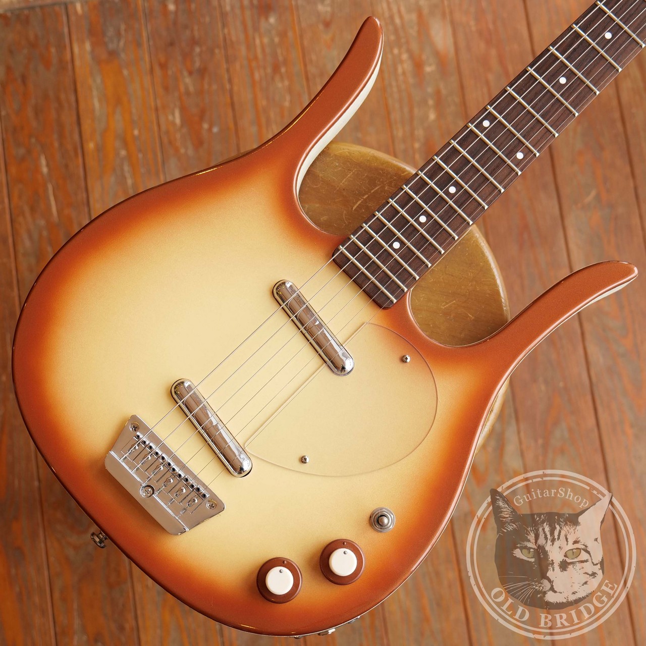 Danelectro エレキギター ブラウン？改造済オレンジドロップ Danelectro エレキギター ブラウン？改造済オレンジドロップ