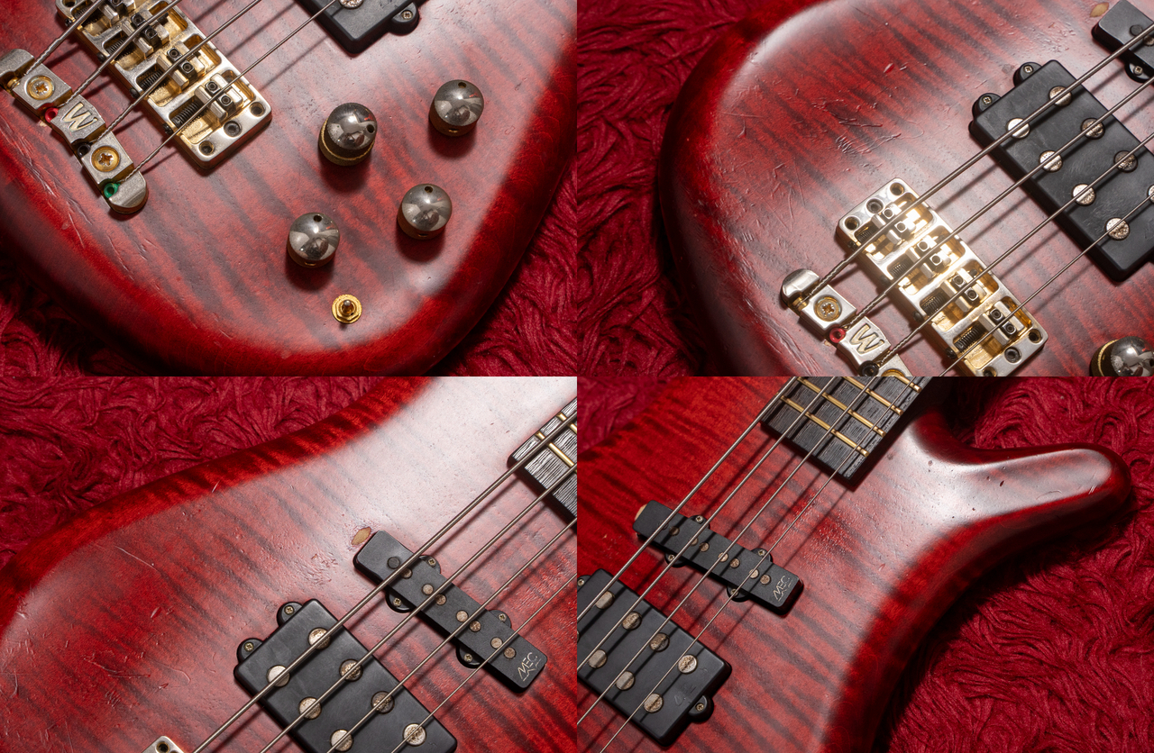 Warwick Streamer LX Jazzman 4st Burgundy Red Oil finish 2013 4.070