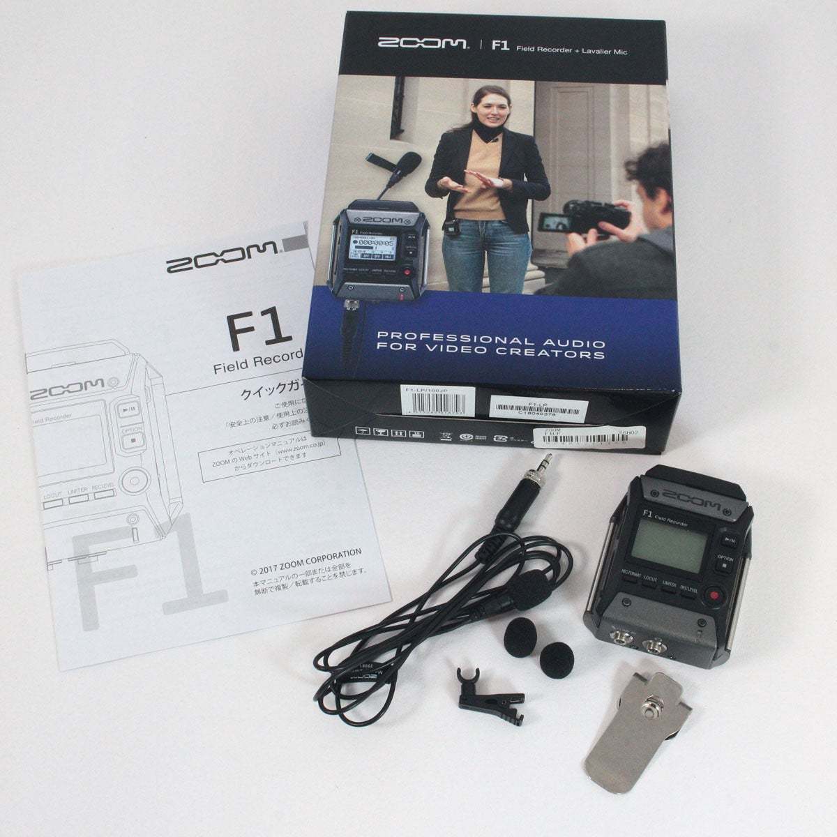 ZOOM F1-LP / F1 Field Recorder + Lavalier Mic Pack 【渋谷店