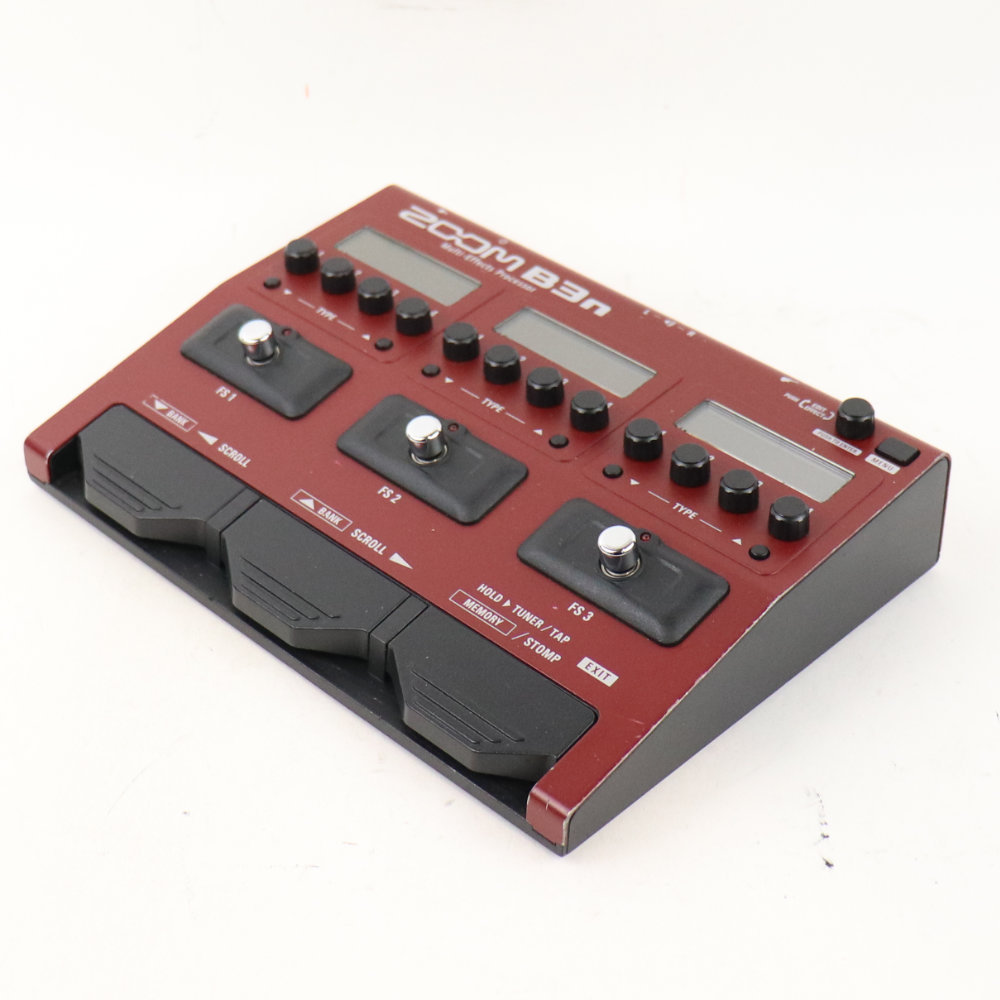 ZOOM 【中古】 ベースエフェクター ZOOM B3n 電源アダプター欠品