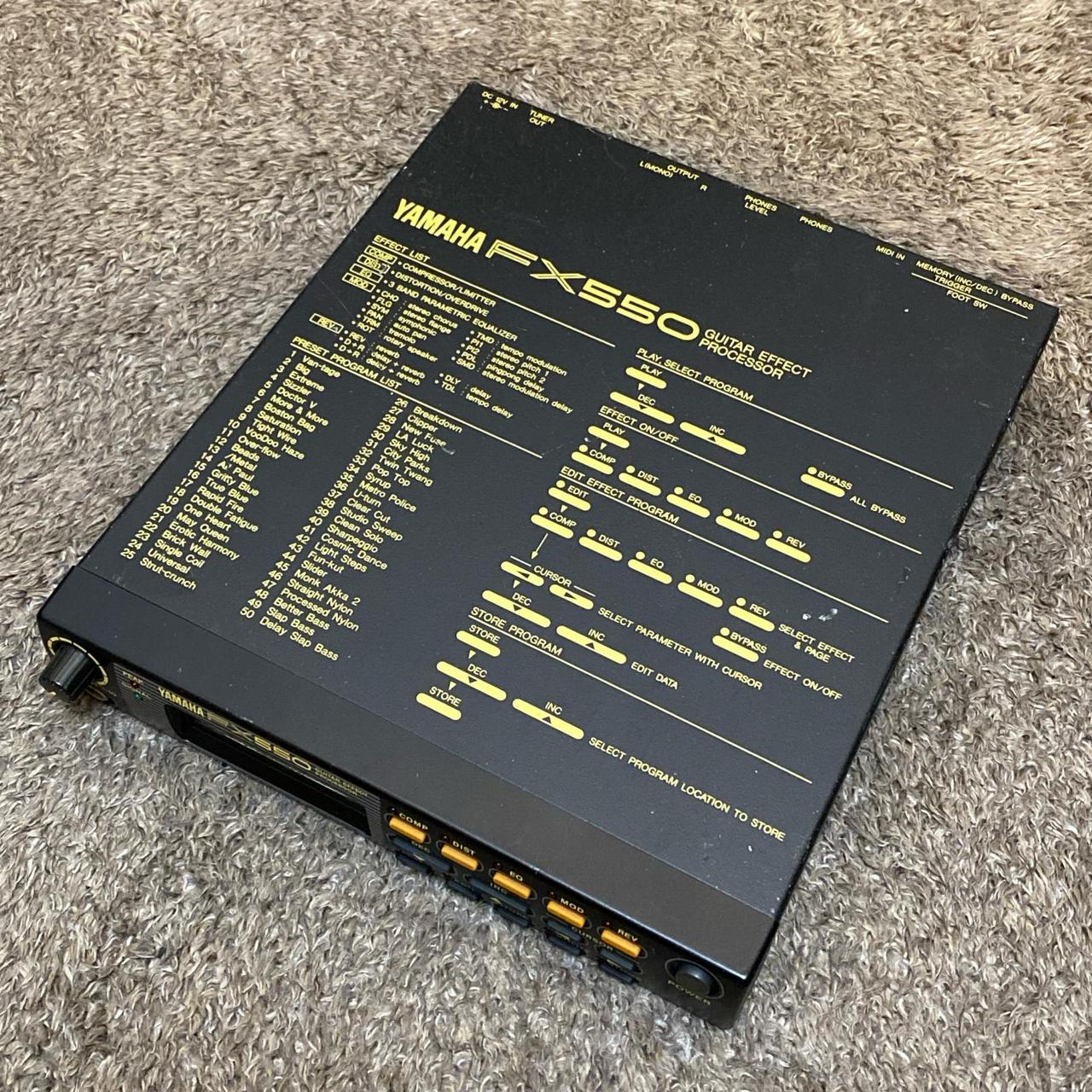 YAMAHA ヤマハ FX550 マルチエフェクター 本体のみ 【2513】 YAMAHA