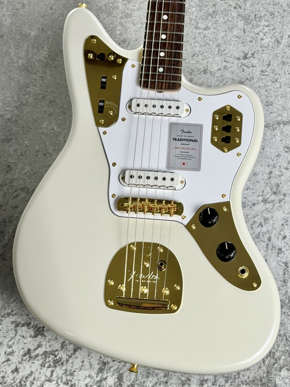 Fender 2025 Collection Made in Japan Traditional 60s Jaguar -White