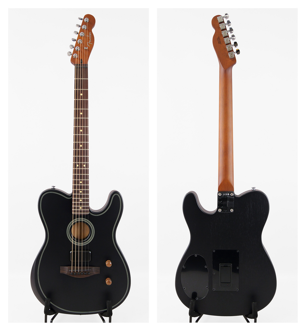 Fender Acoustasonic Standard Telecaster (Black)（新品/送料無料