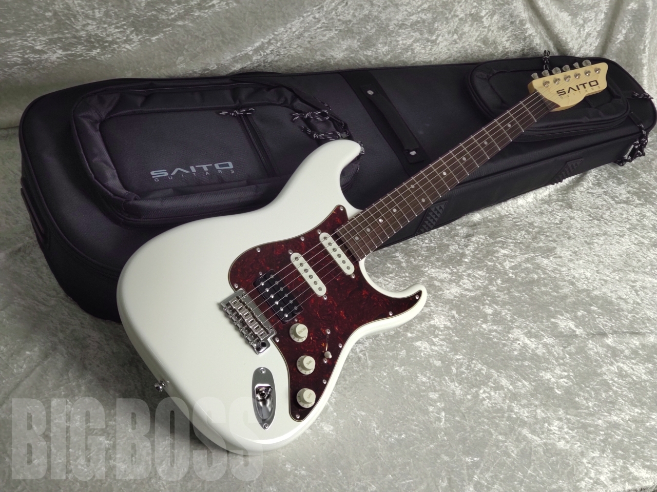 shallot ZEC レジスター ホワイト SAITO GUITARS S-622CS Heritage (Olympic White / Tortoise