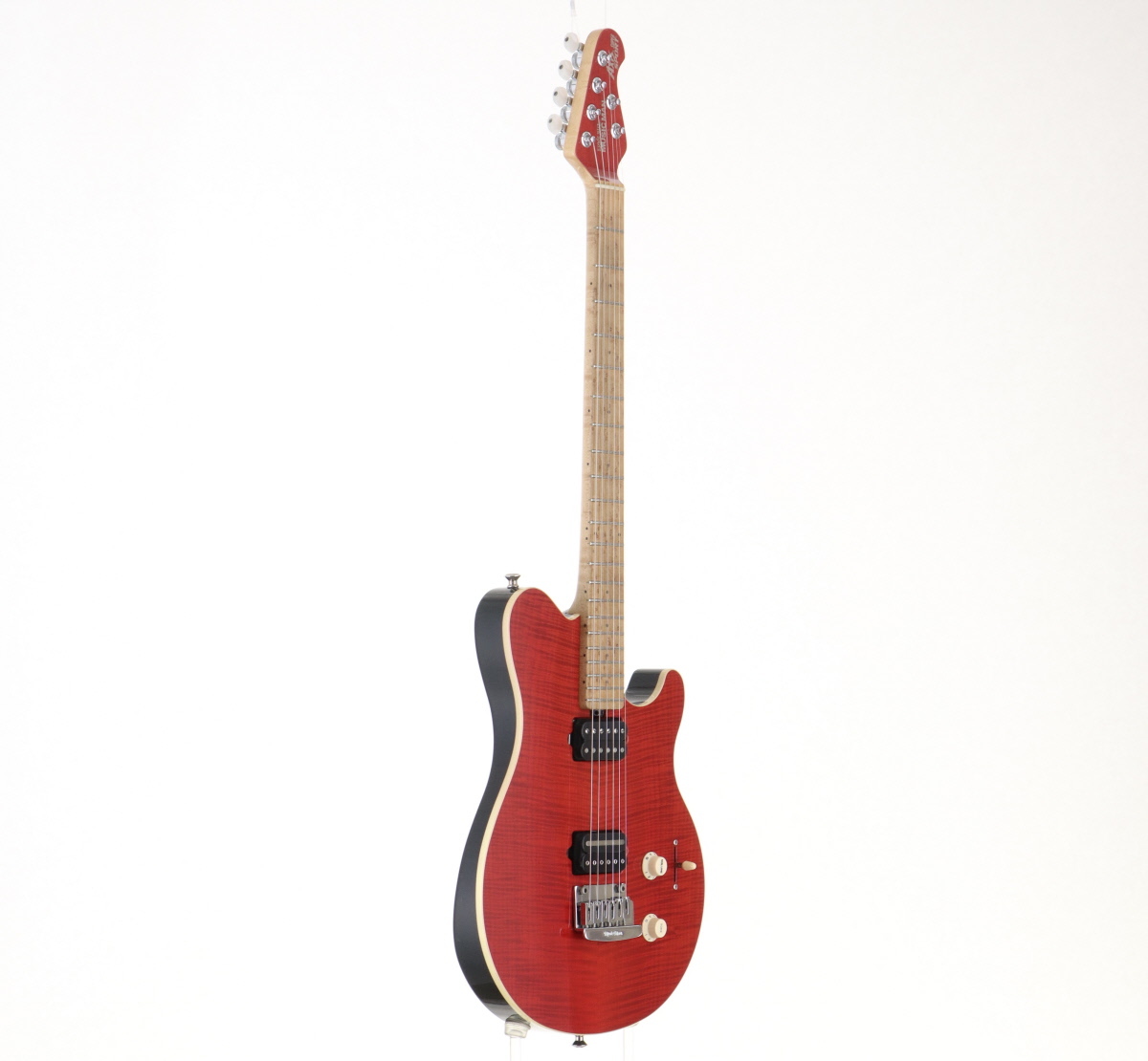 ギター MUSIC MAN AXIS T-RED w/TREM MUSIC MAN Axis Super Sport HH Tremolo Translucent Red MOD ［3.33kg