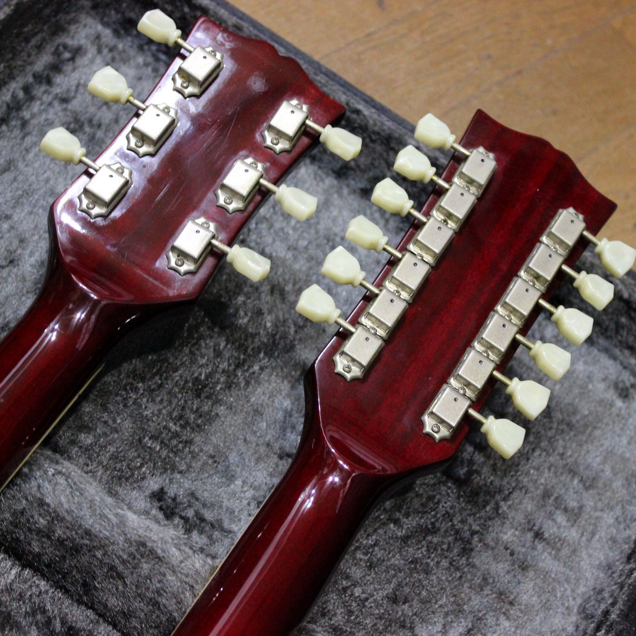 Burny SG-140JP CHERRY JIMMY PAGE STYLE バーニー ダブルネック 1980