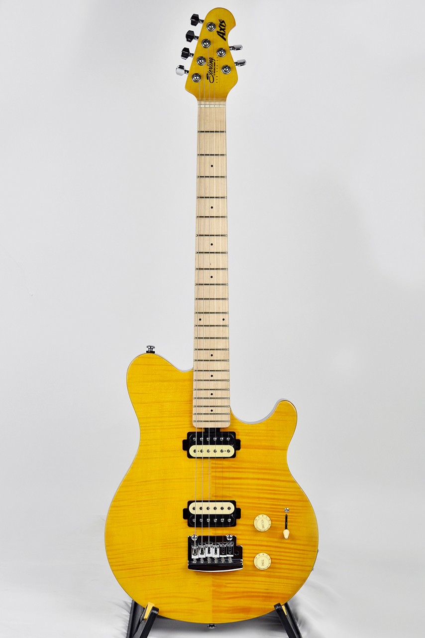 Sterling by MUSIC MAN AXIS AX3FM Flame Maple Trans Gold（新品