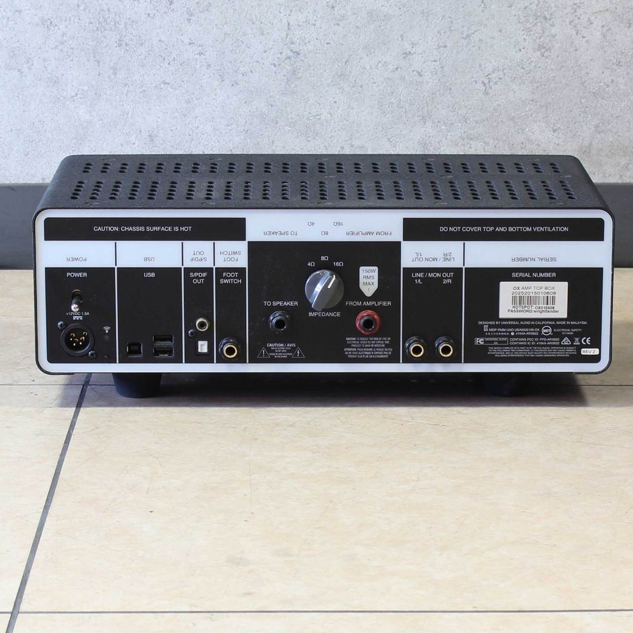 Universal Audio OX Amp Top BOX【専用ケース付き】 used】Universal Audio / OX AMP TOP BOX【TONIQ横浜】 - Geek