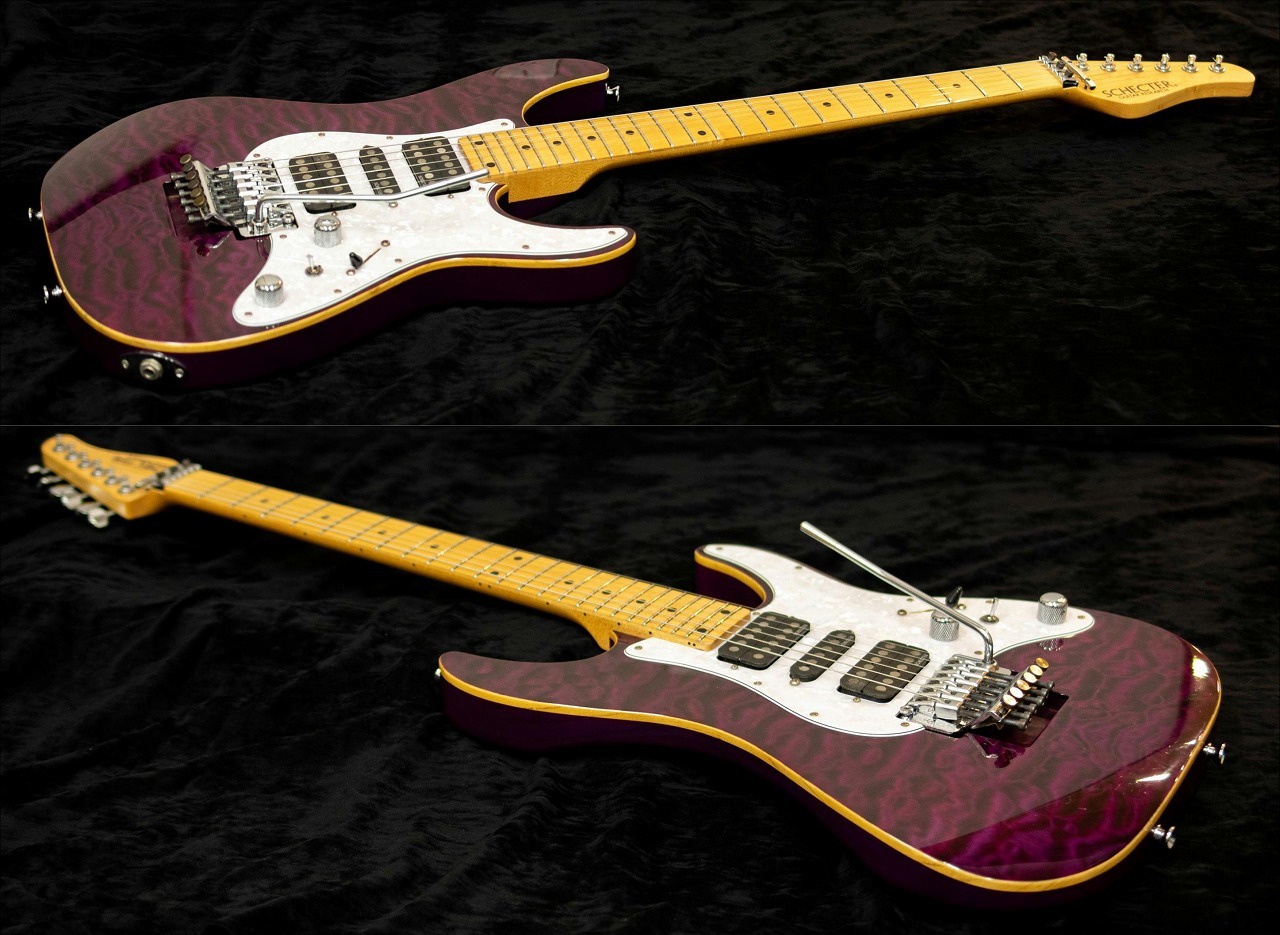 SCHECTER SD-2-24-AS PUR(See-thru Purple)（中古/送料無料）【楽器