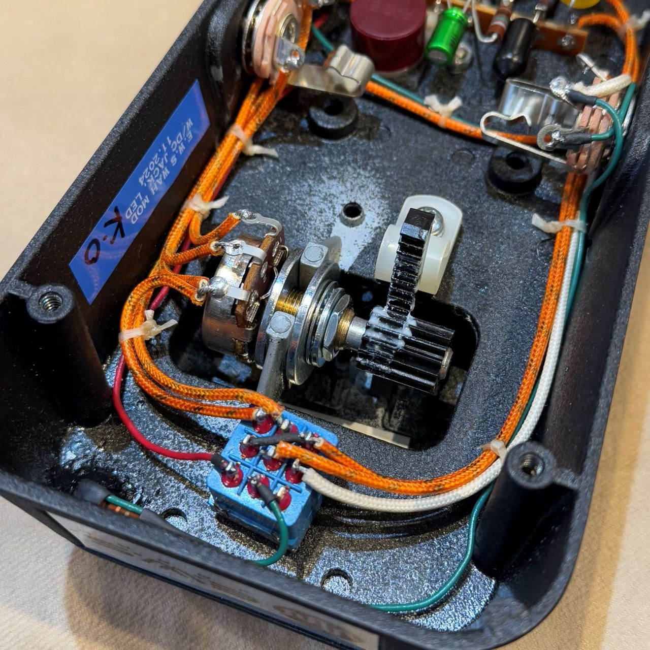 【期間限定特価】 MOD GCB95 E.W.S Point MOD Wah Baby Cry 配線（E.W.S. Point to ギター