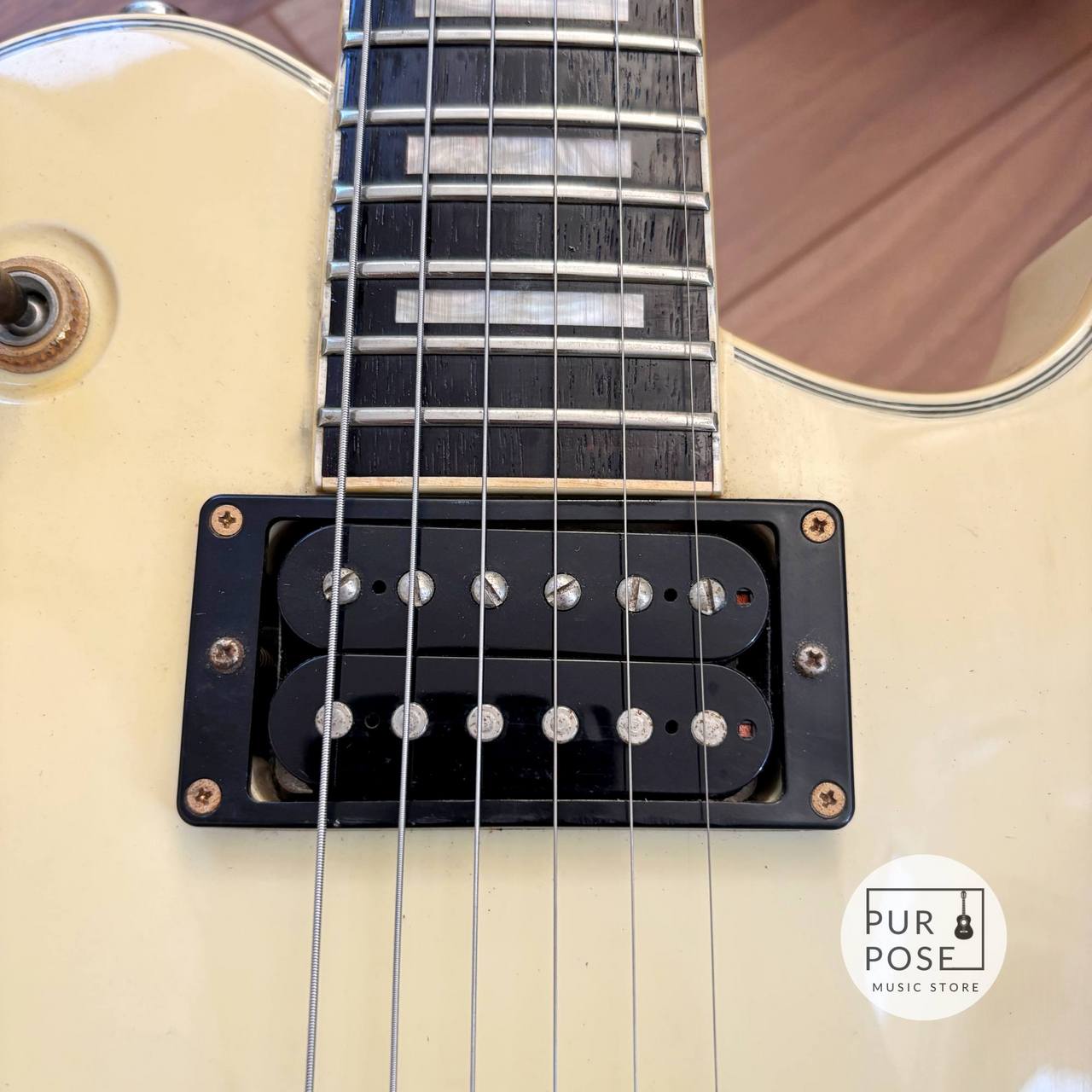 Aria Pro II PE Deluxe Ivory 1980年代（ビンテージ/送料無料）【楽器