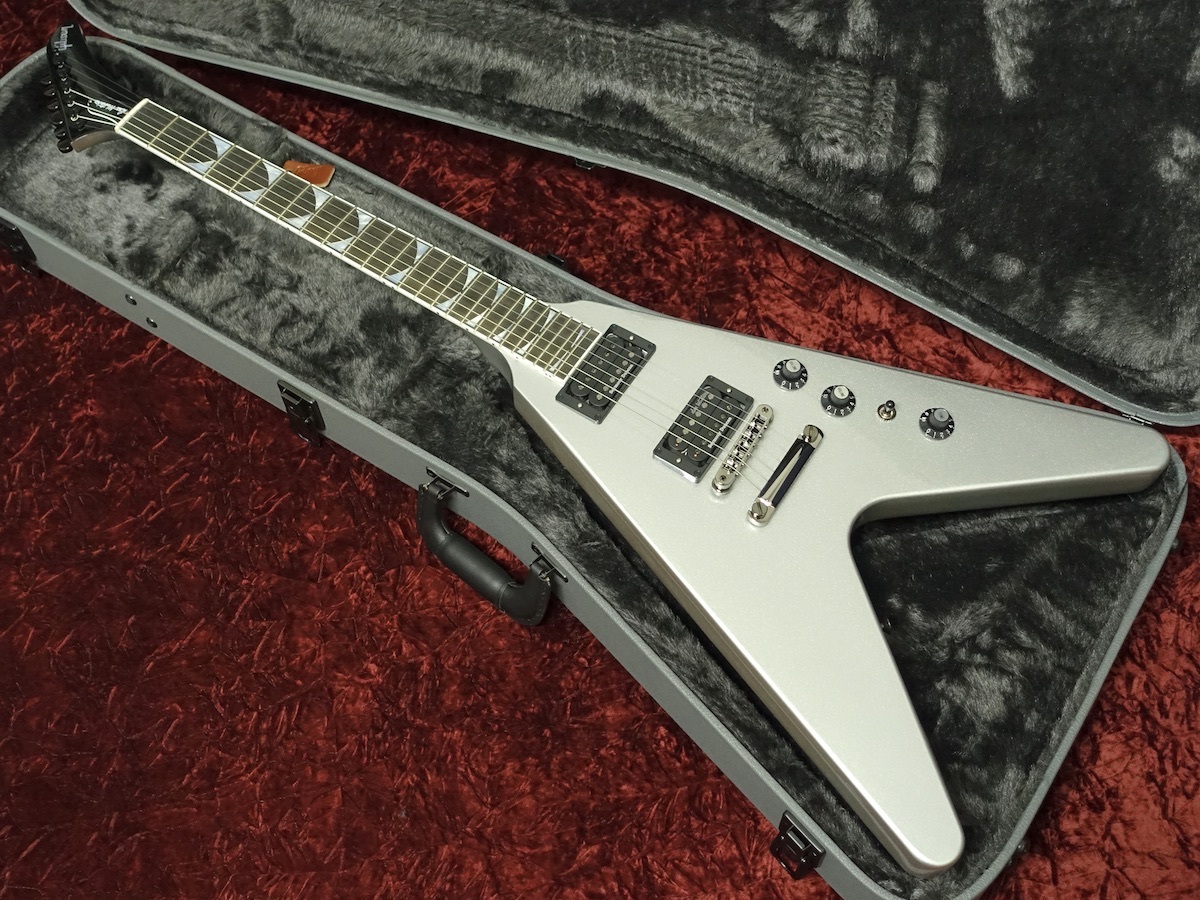 Gibson Dave Mustaine Flying V EXP Silver Metallic