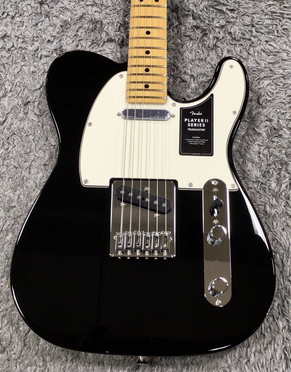 Fender Player II Telecaster Black / Maple【フェンダーのスタンダード!】【テレキャスター】