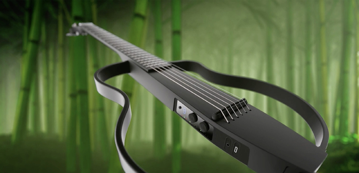 Amazon.com: Natasha Bamboo Smart Acoustic Guitar,Silent
