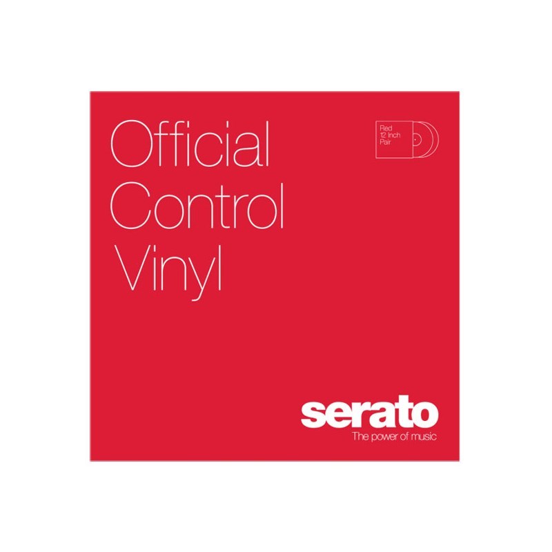 Serato 12 Serato Control Vinyl [Red] 2枚組 セラート コントロール 