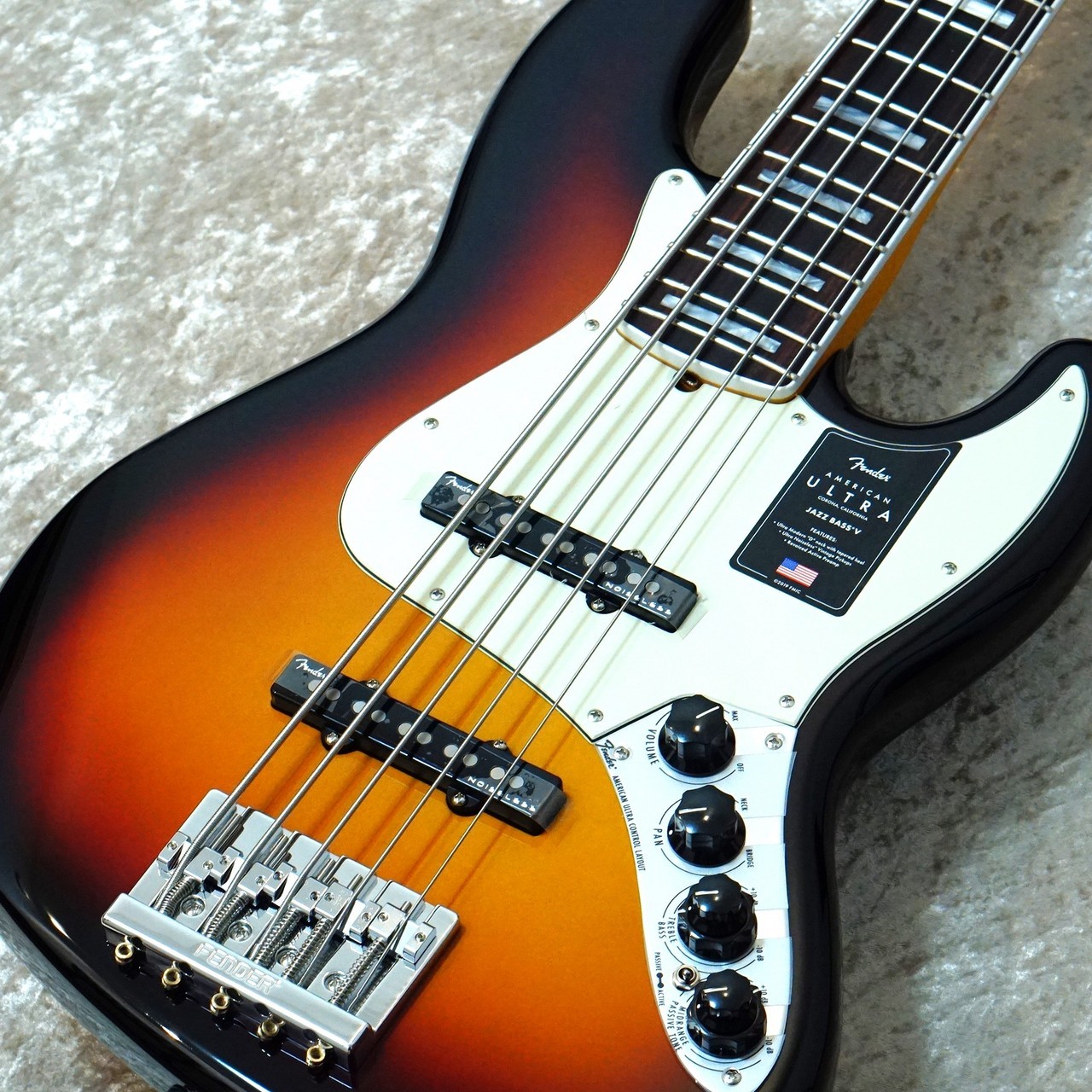 Fender American Ultra Jazz Bass V- Ultraburst-【#US23095395 