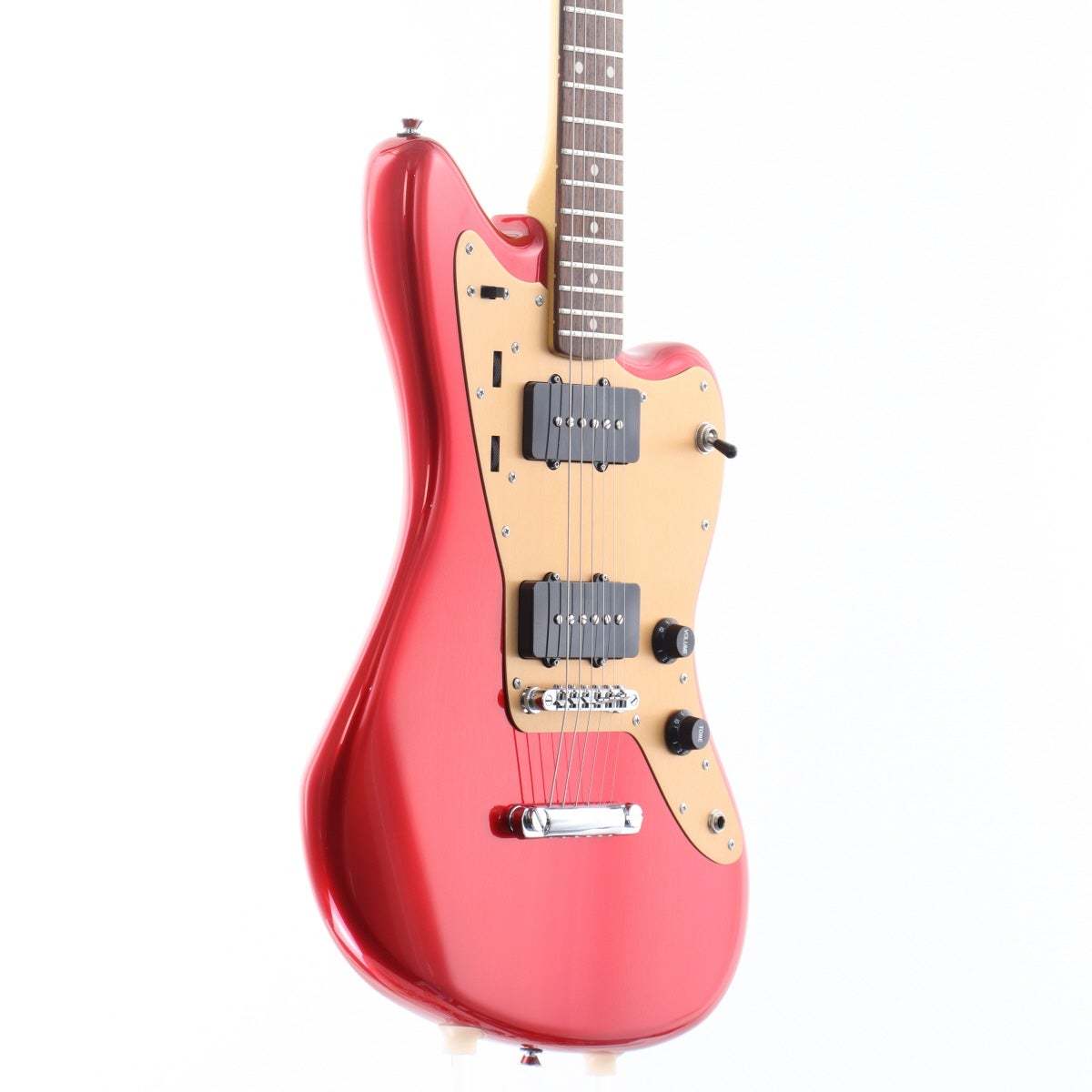 Squier by Fender Deluxe Jazzmaster with Stop Tailpiece Candy Apple