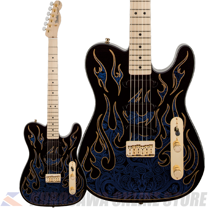 Fender James Burton Telecaster, Maple, Blue Paisley Flames 【アクセサリープレゼント】(ご予約受付中)