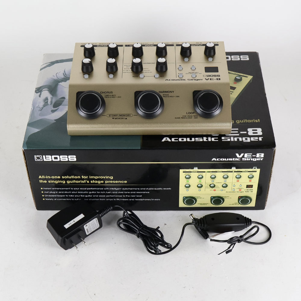 BOSS 【中古】 BOSS VE-8 Acoustic Singer ギター＆ボーカル用