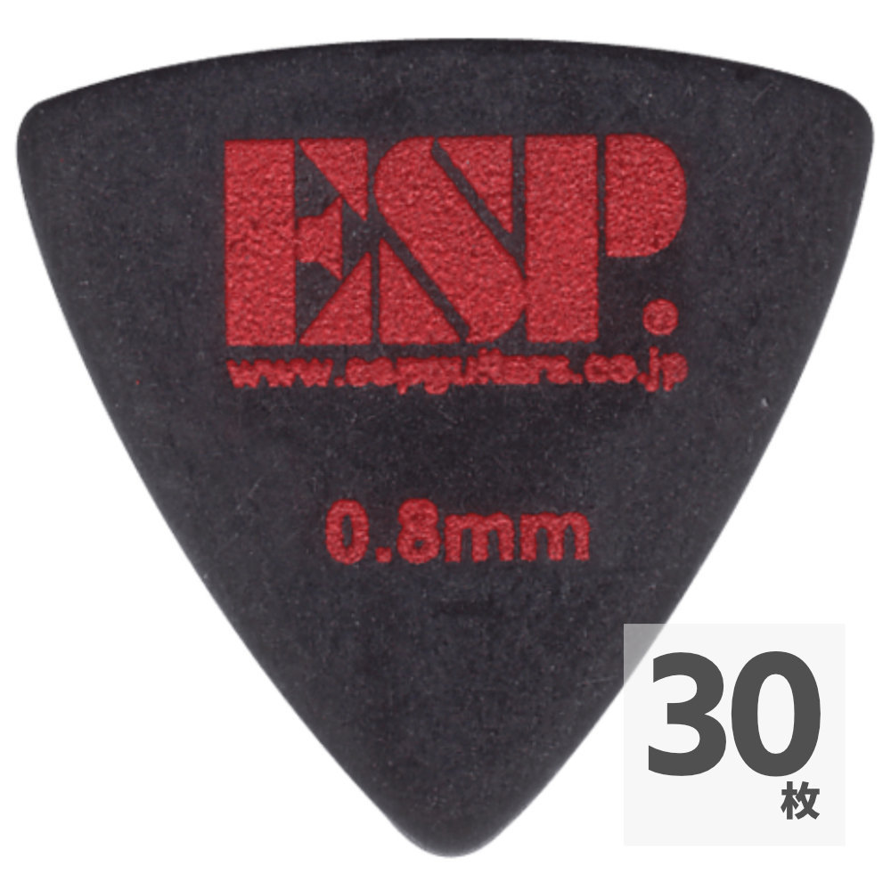 ESP イーエスピー PD-PS10 M Black トライアングル型 ピック×30枚