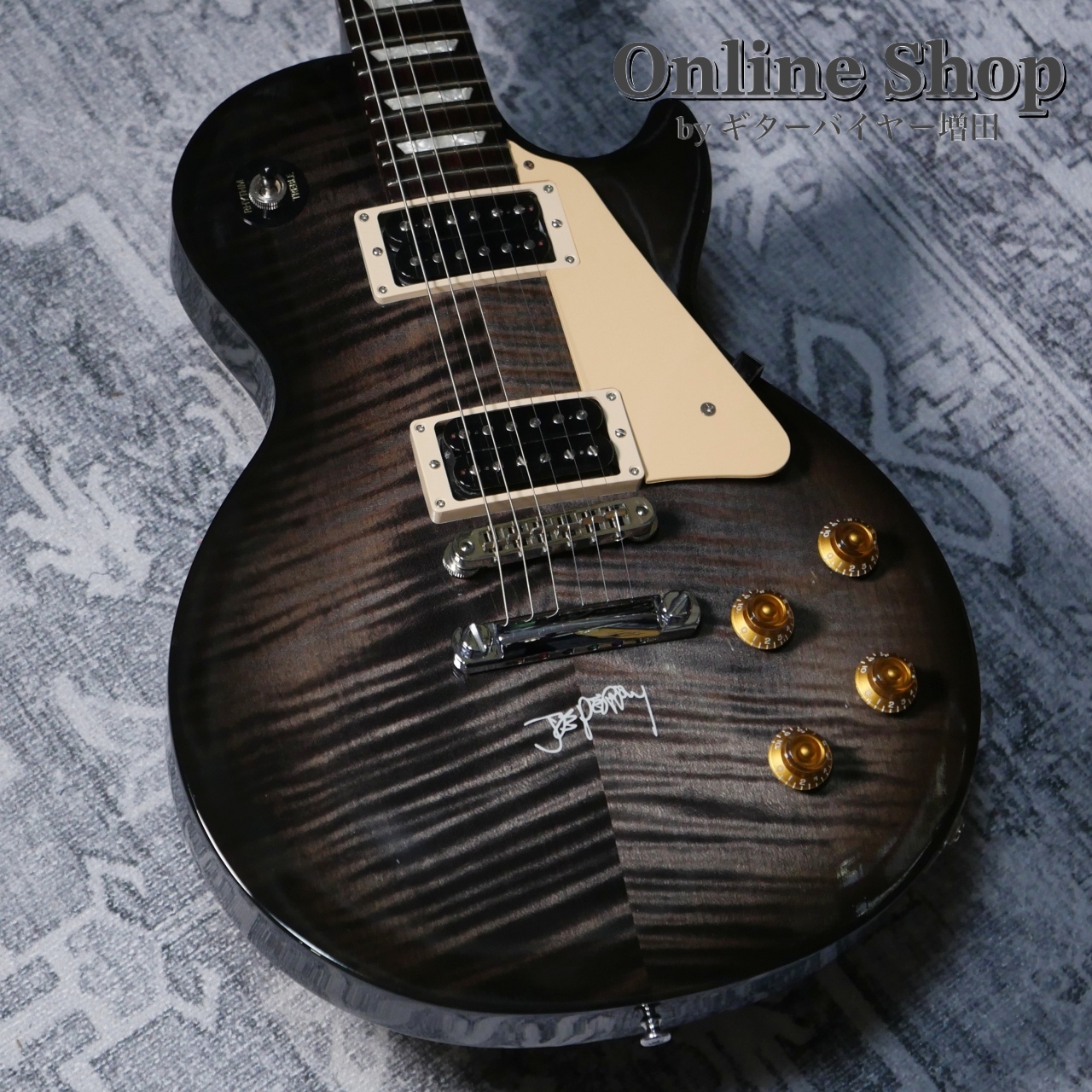 Edwards レスポール JOE PERRY シースルーブラック Gibson 【試奏動画】1997 Joe Perry Les Paul Translucent Black