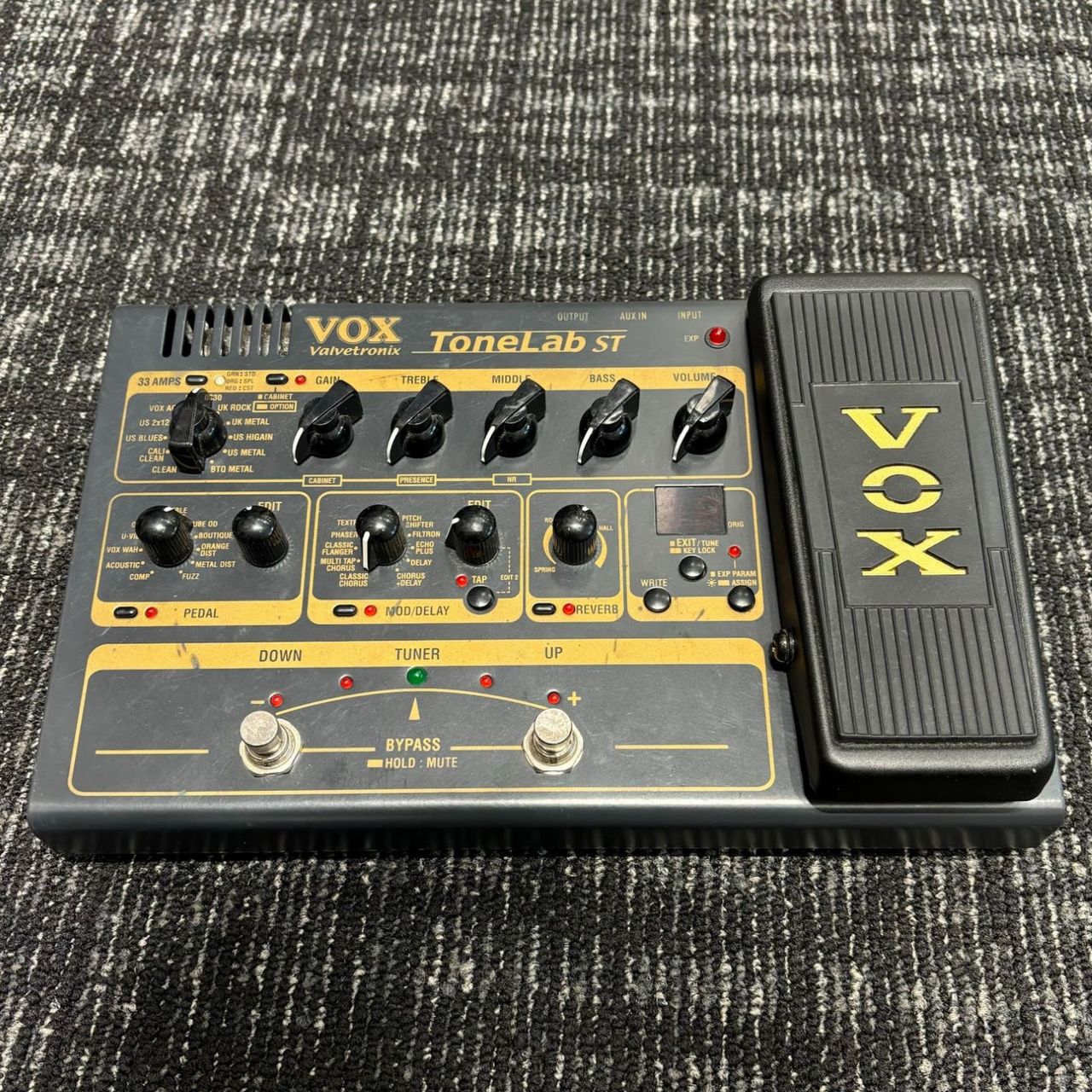 VOX ヴォックス 　エフェクター Tone Lab ST　中古品 Amazon.co.jp: VOX ヴォックス 真空管搭載 マルチ・エフェクター Tone