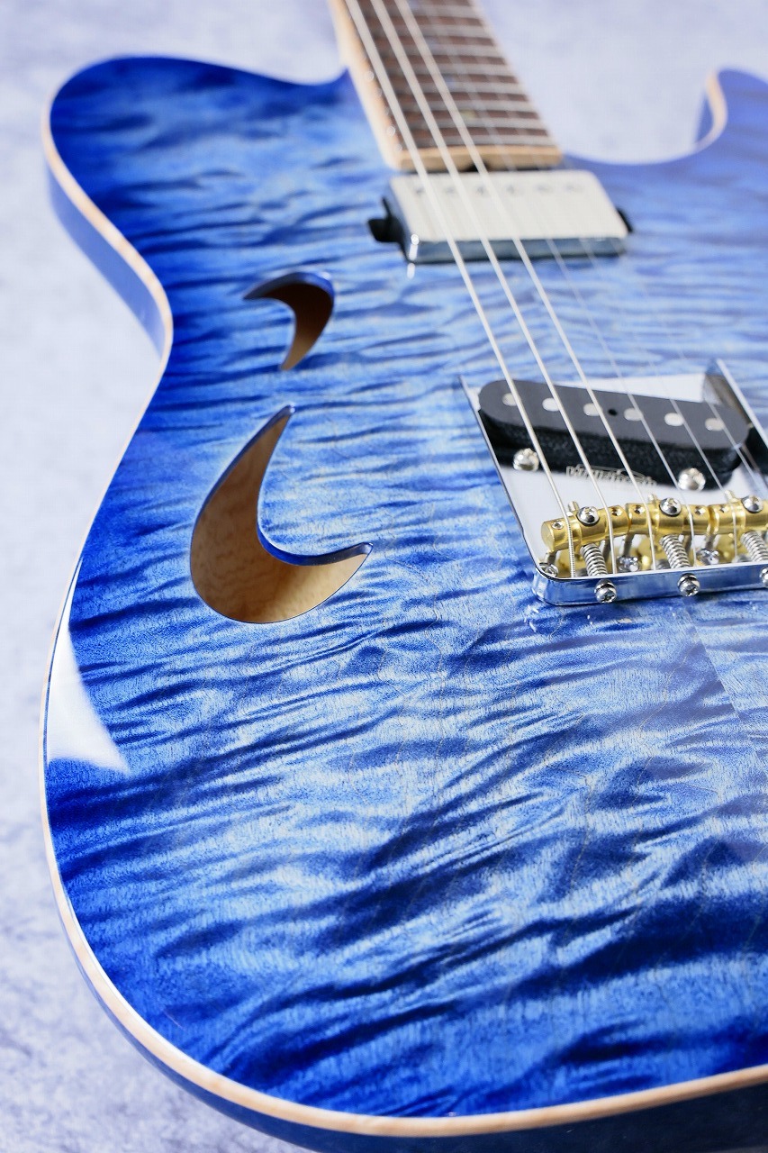 T's Guitars DTL-Hollow 22 ~ Trans Blue Denim Burst ~[約2.74