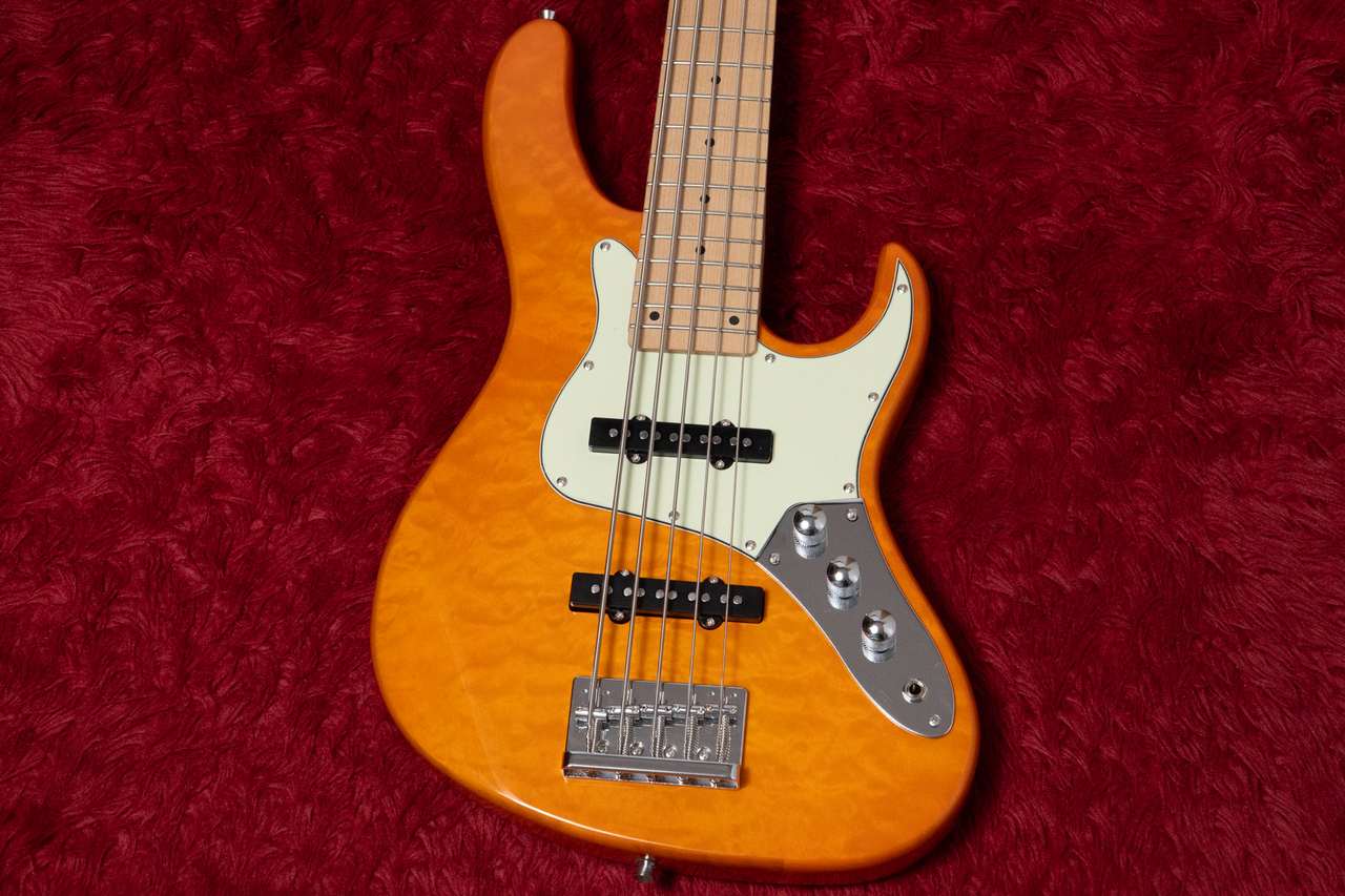 Woofy basses Oneシリーズ Hank 5M 5弦 エレキベース woofy basses ONE series Hank 5 M Plus Orange（新品/送料無料
