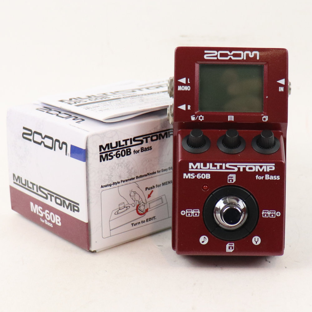 中古】 ZOOM MS-60B MULTI STOMP ズーム エレキベース用 マルチ