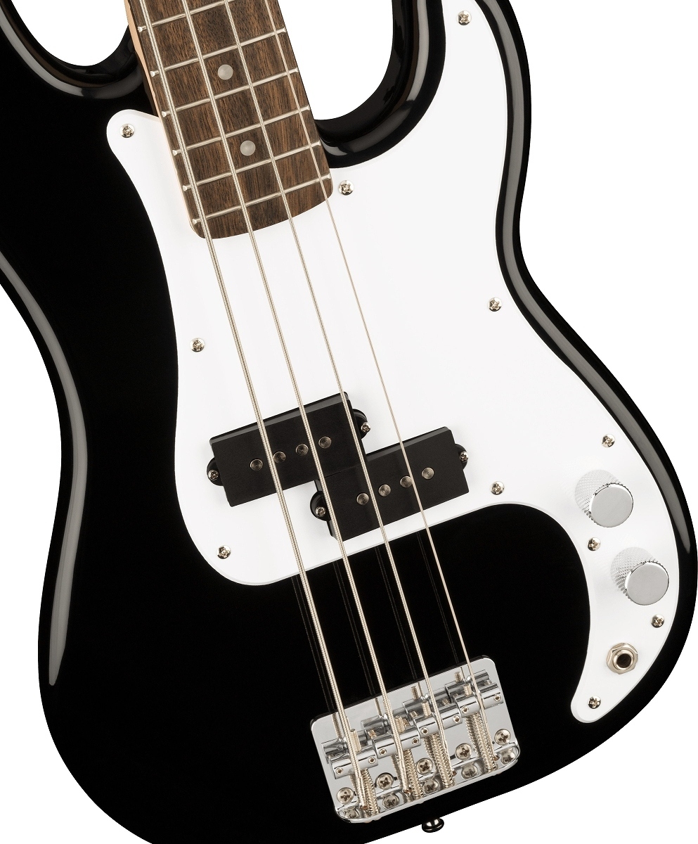 Squier by Fender Mini Precision Bass Laurel Fingerboard Black VOX