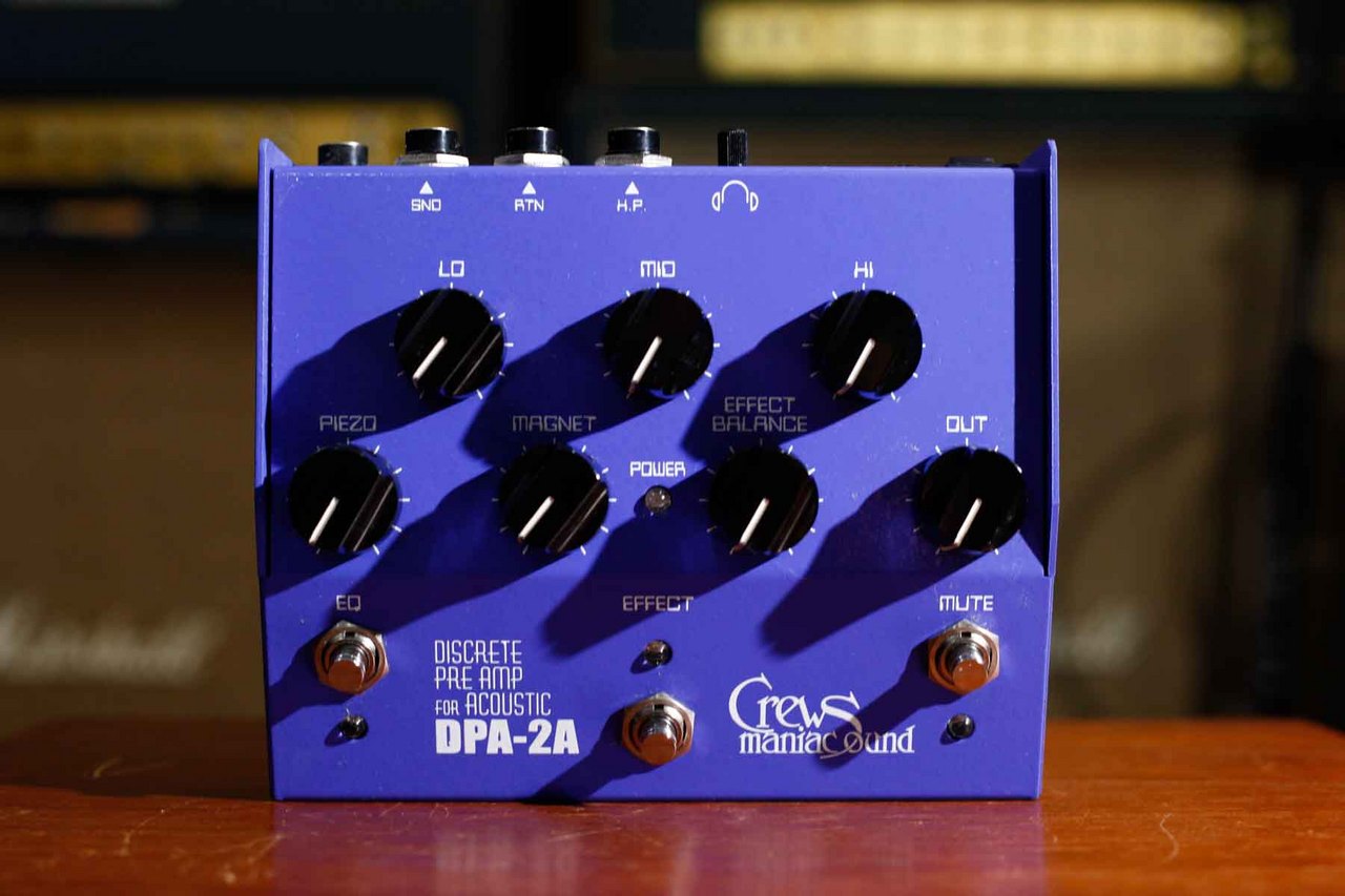 Crews Maniac Sound DPA-2A アコギ用プリアンプ ミキサー 【公式通販】