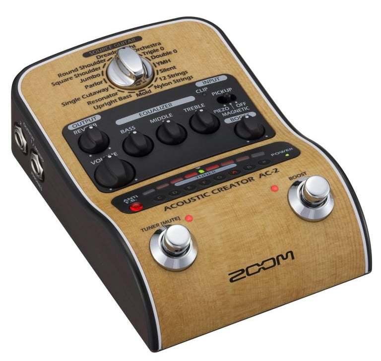 ZOOM AC-2 Acoustic Creator アコースティックギター用 プリアンプ