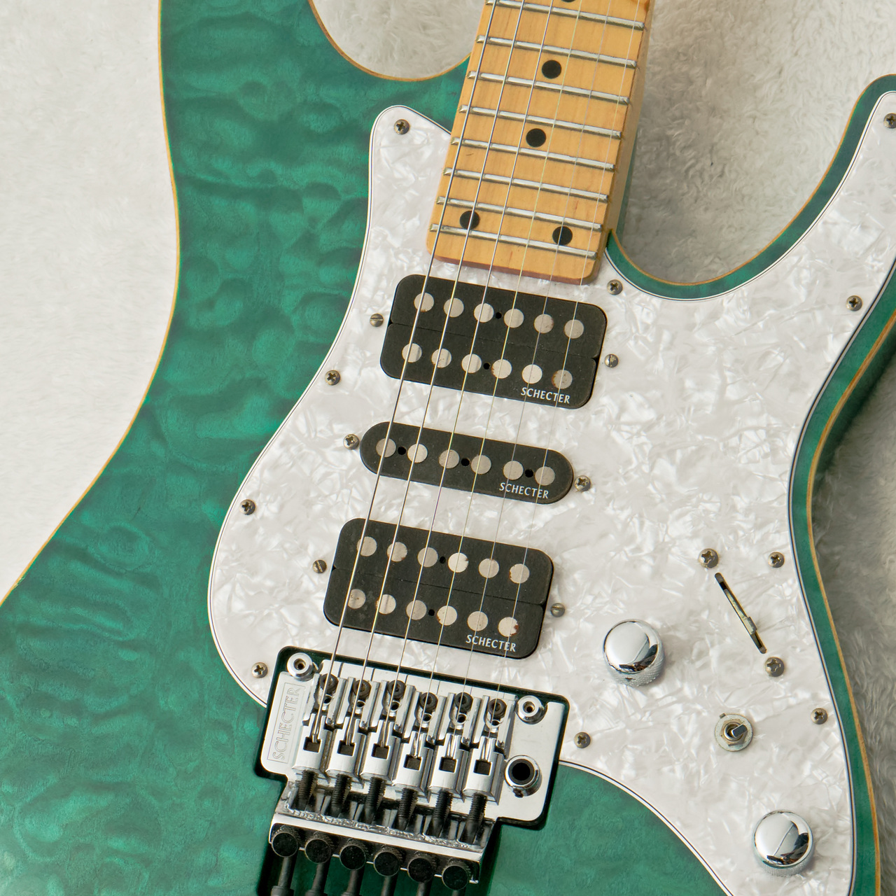 SCHECTER SD-2-24-AS Indigo Light Blue【2008年製・USED】【3.91kg