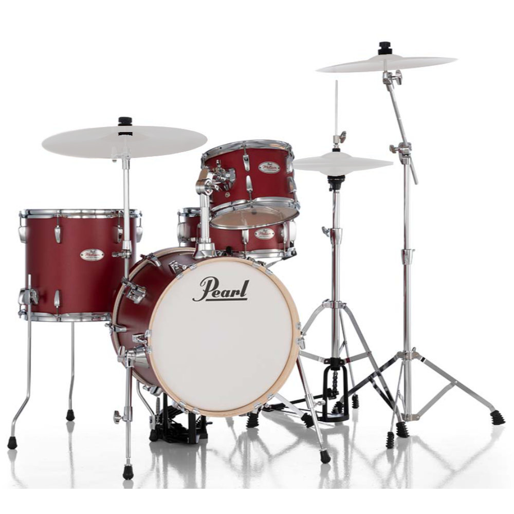 Pearl MIDTOWN MT564/C-D ドラムシェル＆ハードウェアキット ＃747 Matte Red ドラムセット