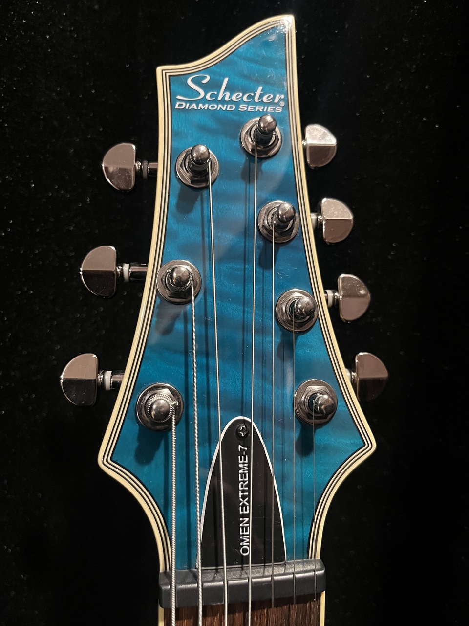 シェクター　DIAMOND SERIES OMEN EXTREME-7 ジャンク SCHECTER Omen Extreme-7 AD-OM7-EXT/Trans Ocean Blue 税込販売価格