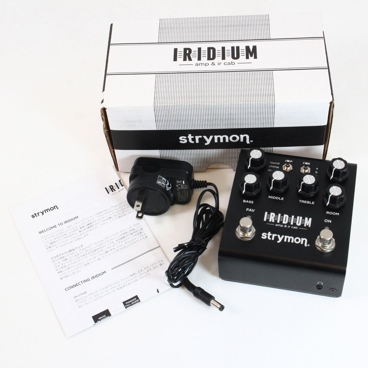 Strymon Iridium 本体のみ　※ACアダプターなし AudioComm ACマルチアダプター DC3～12V 変換プラグ付き｜AV