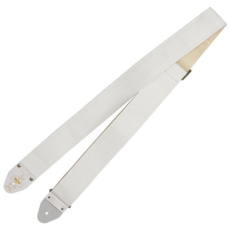 Ace Guitar Straps ACE-14 -Greenwich White-（新品）【楽器検索