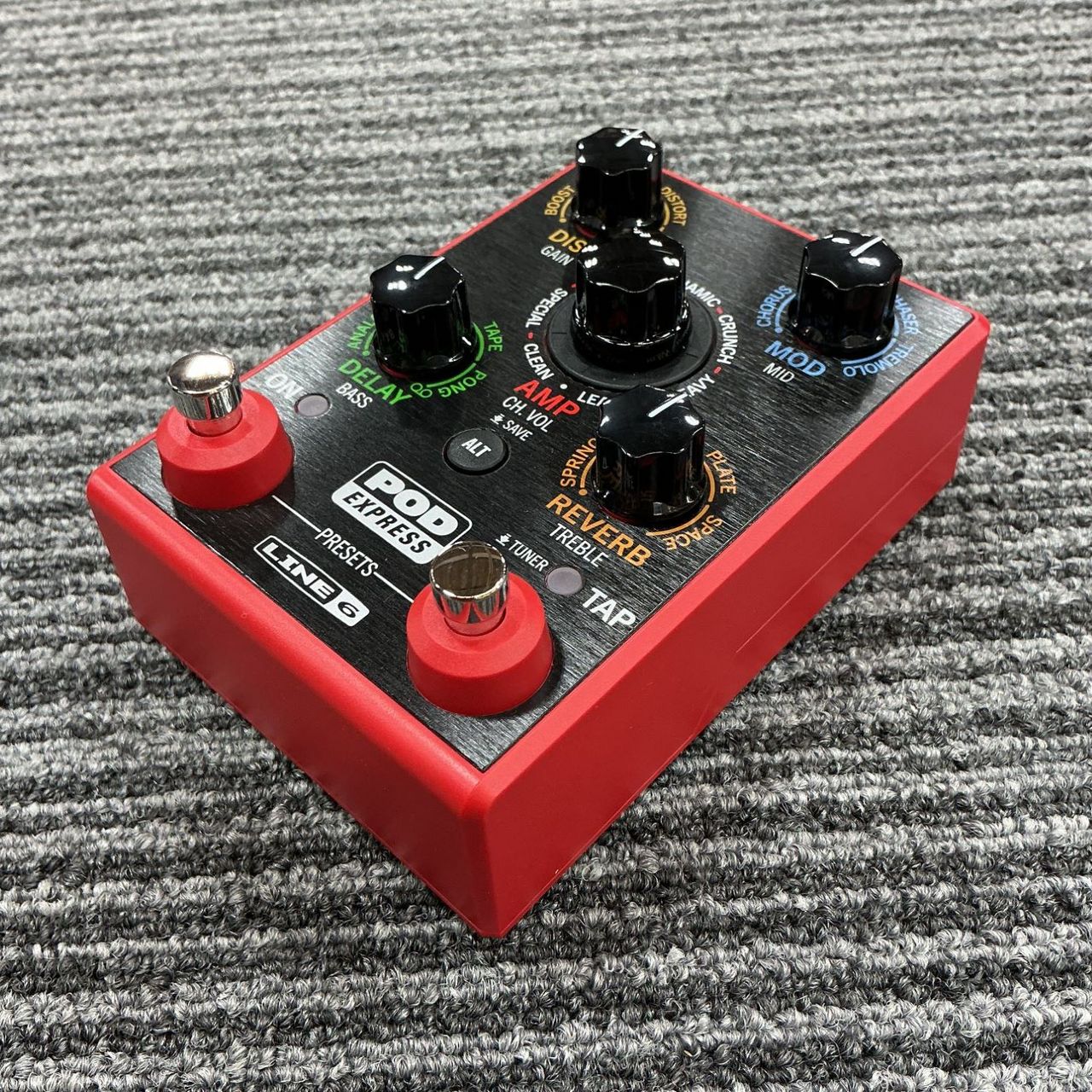 Line6 POD Express ギター用マルチエフェクター(中古) LINE 6 POD Express Guitar 【現物画像】（中古/送料無料）【楽器検索