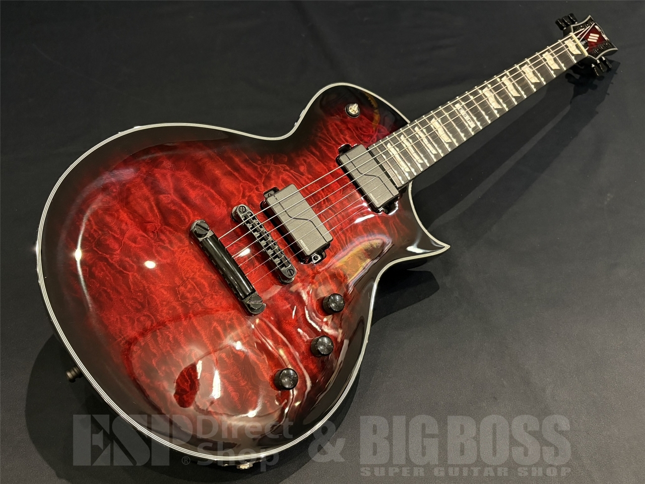 E-II EC QM FL / See Thru Black Cherry Sunburst（新品/送料無料