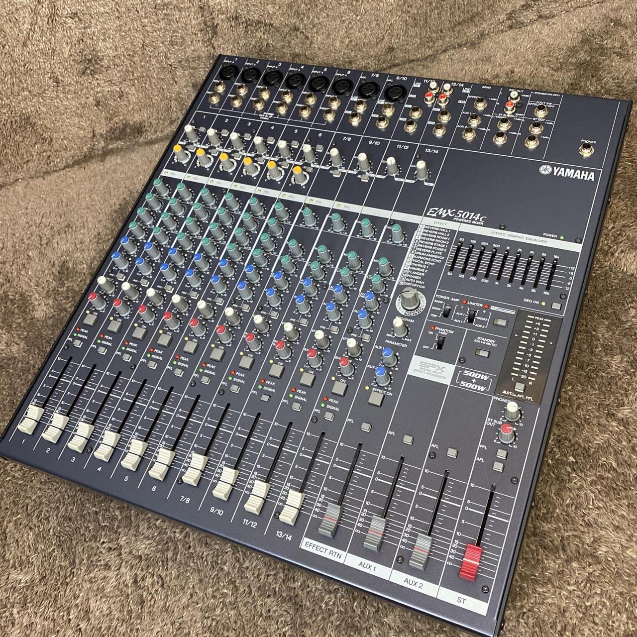 17日までの価格美品　送料込み　EMX-5014C DJミキサー 8チャンネル YAMAHA EMX 5014C【尾張小牧店】（中古/送料無料）【楽器検索