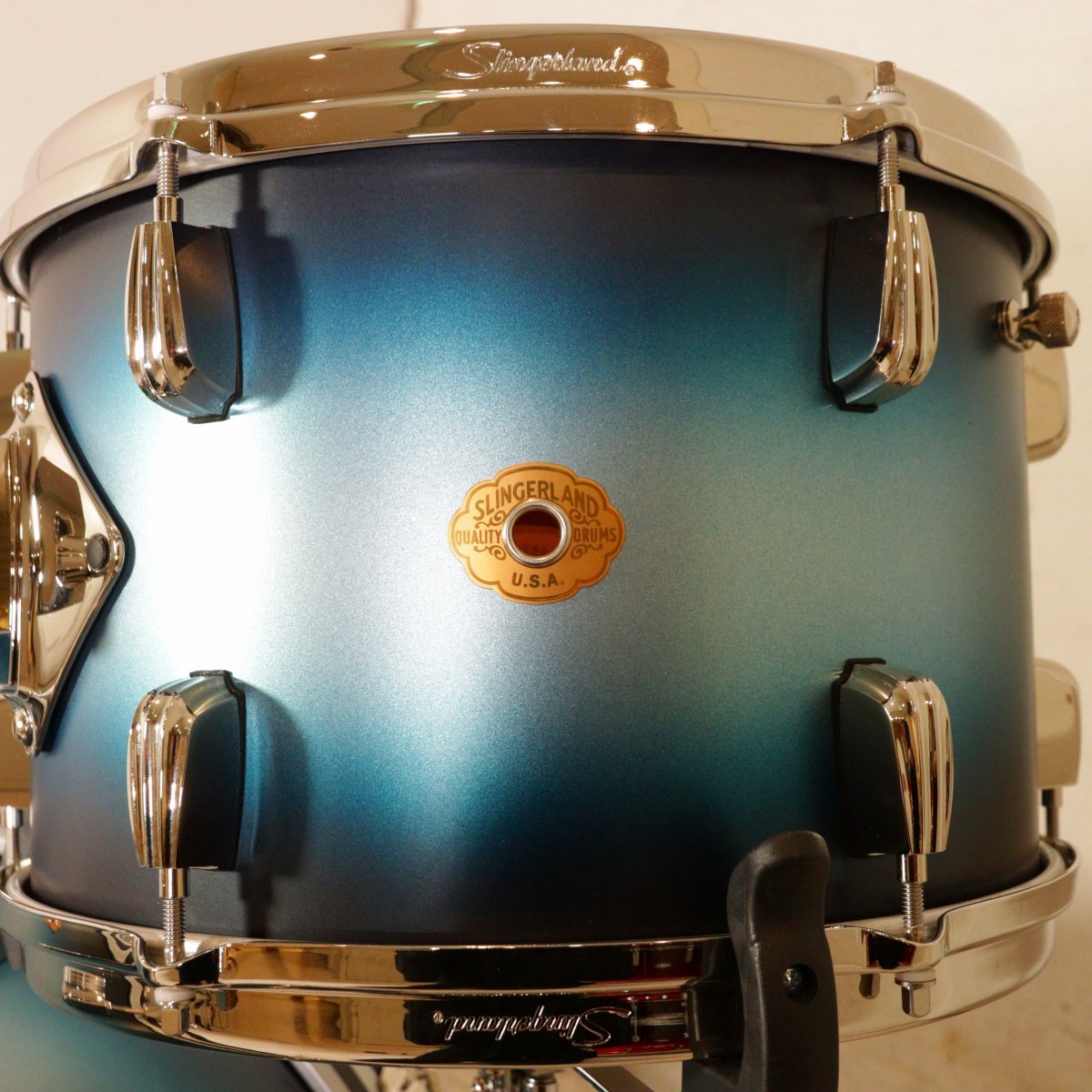 Slingerland Radio King Outfit 13/16/22 Blue and Silver Lacquer