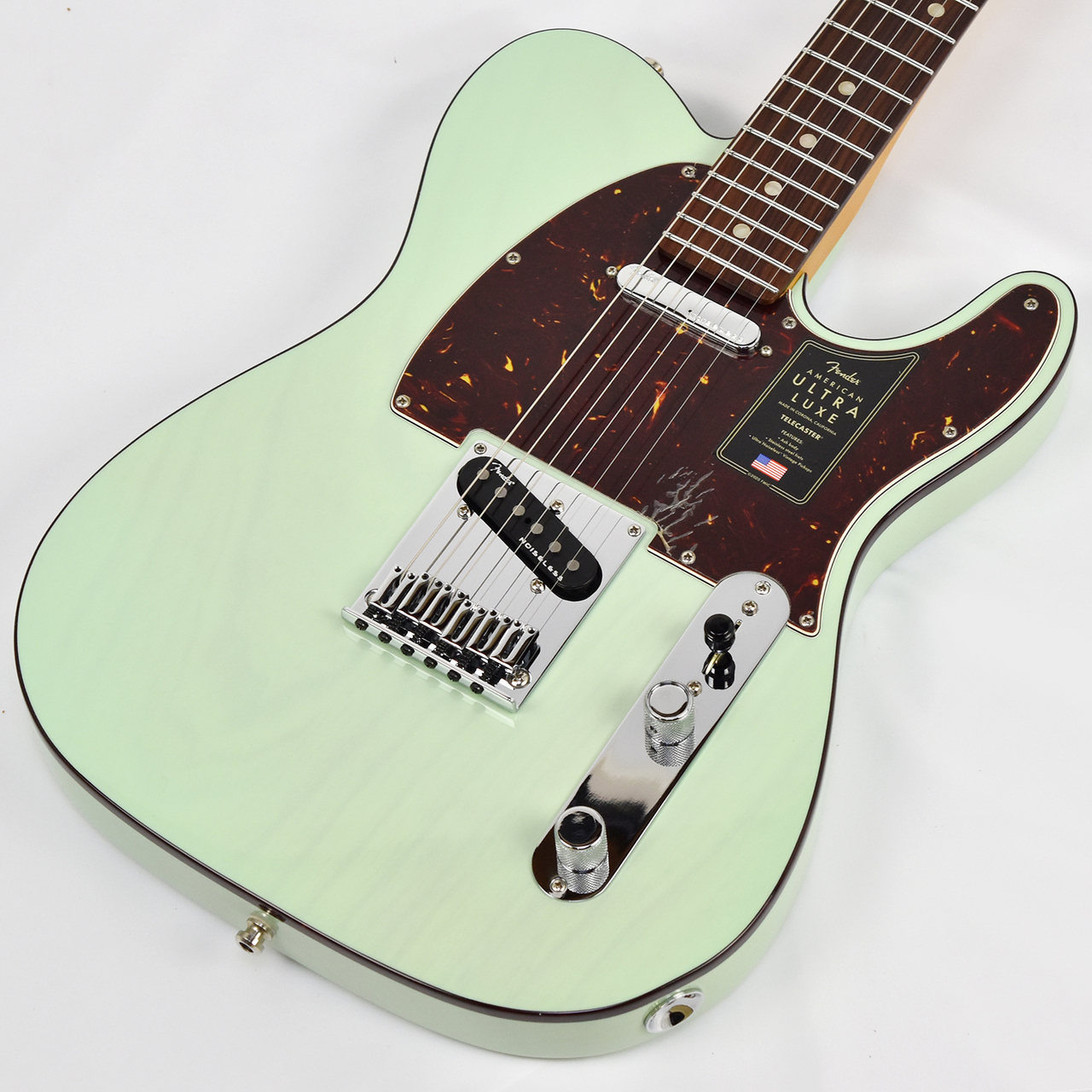 ミントグリーンのテレキャスター Made in Japan Limited Kusumi Color Telecaster Thinline Green