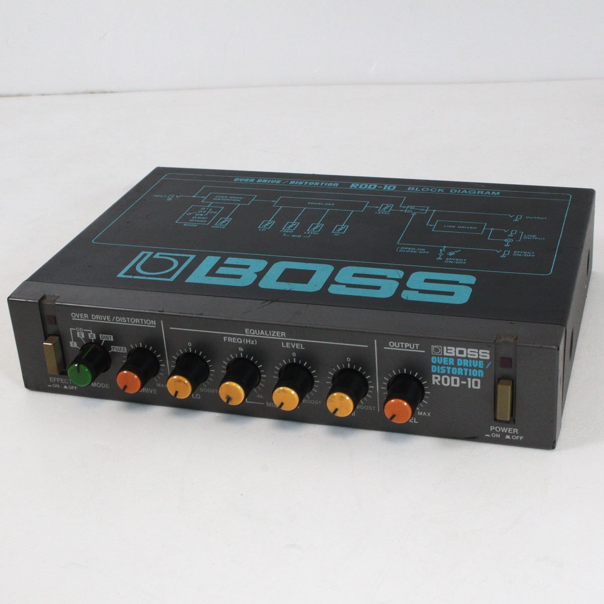 BOSS ROD-10 ラックエフェクター 歪み アナログ BOSS ROD-10 Over Drive Distortion Micro Rack Guitar Effects