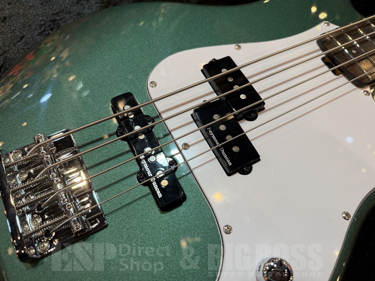 GrassRoots G-AP-PJ /SeymourDuncan PU MOD【Metallic Green】（中古