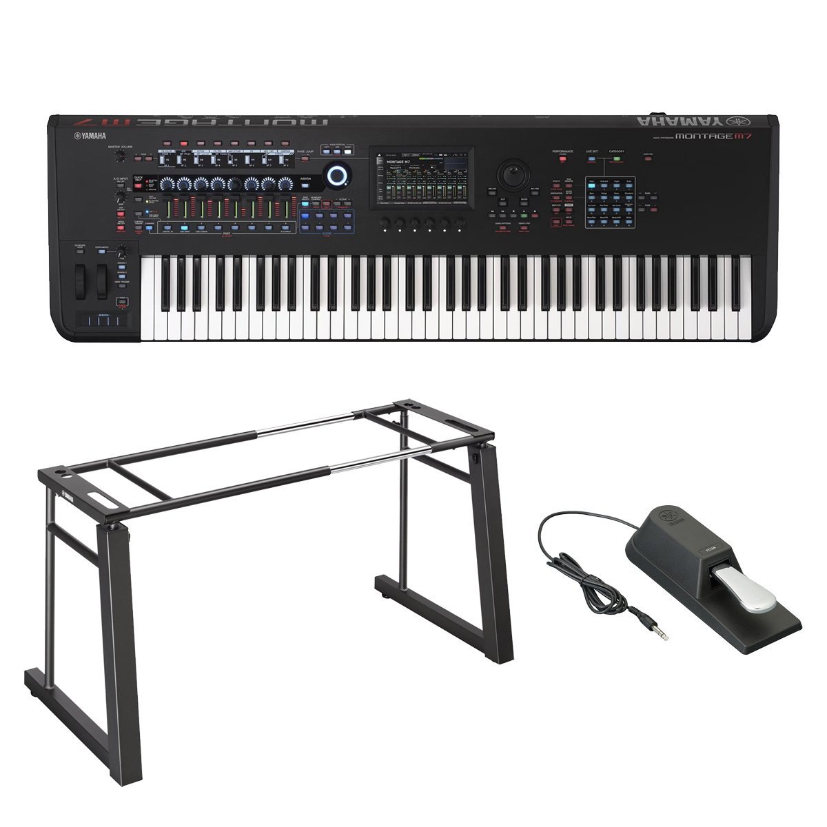 YAMAHA MONTAGE M7 76鍵 FSX鍵盤 ［LG-800＆FC3Aセット
